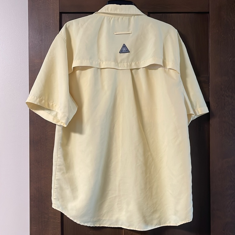 Clearwater Outfitters Angler Yellow Fishing Outdoor Shirt Large - Picture 3 of 6